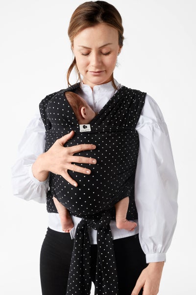 Coracor Small Dot Black trikoinen kantoliina