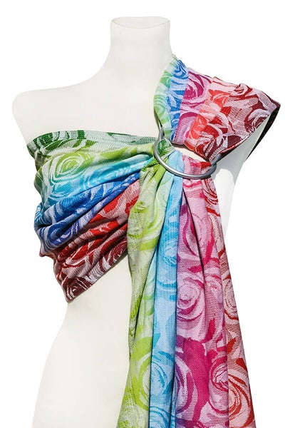 Natibaby Roses White Rainbow #2 rengasliina