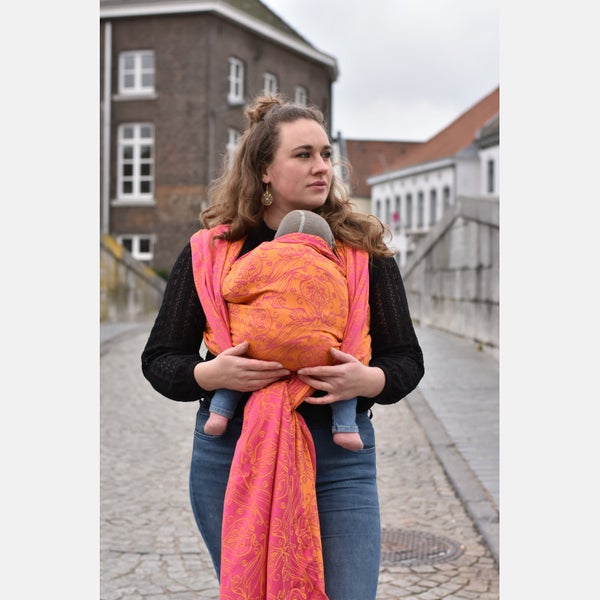 Yaro Elvish Duo Yellow Pink Orange rengasliina