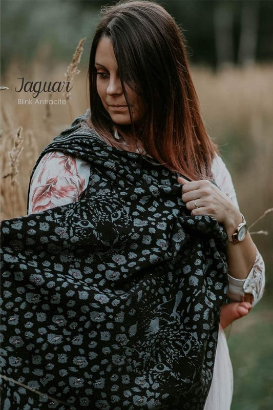 Lolly Wovens Jaguar Blink Antracite kantoliina