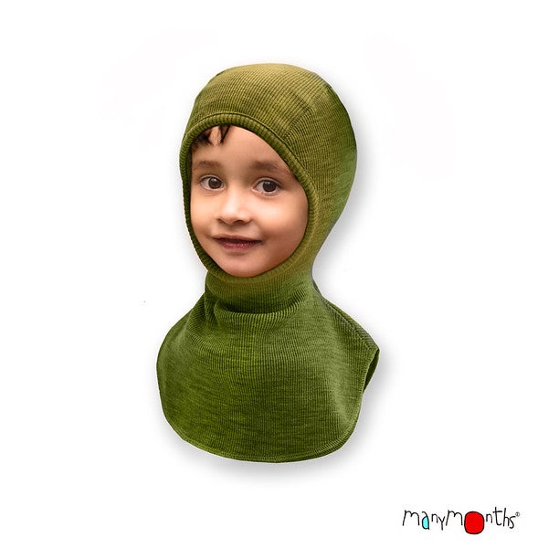 ManyMonths Natural Woollies Elephant Hood merinovillainen kyp&auml;r&auml;myssy